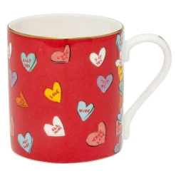 Love You Red English Fine Bone China Mug | Halcyon Days