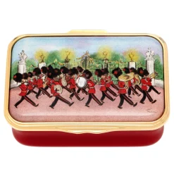 Marching Down The Mall Enamel Box