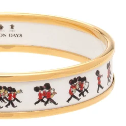 Marching Down The Mall Enamel Bangle