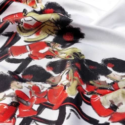 Marching Down The Mall Silk Scarf
