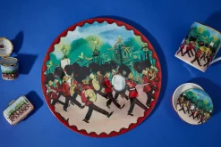 Marching Down The Mall Tall Enamel Box
