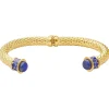 Minoan Torque Cobalt & Gold Bangle