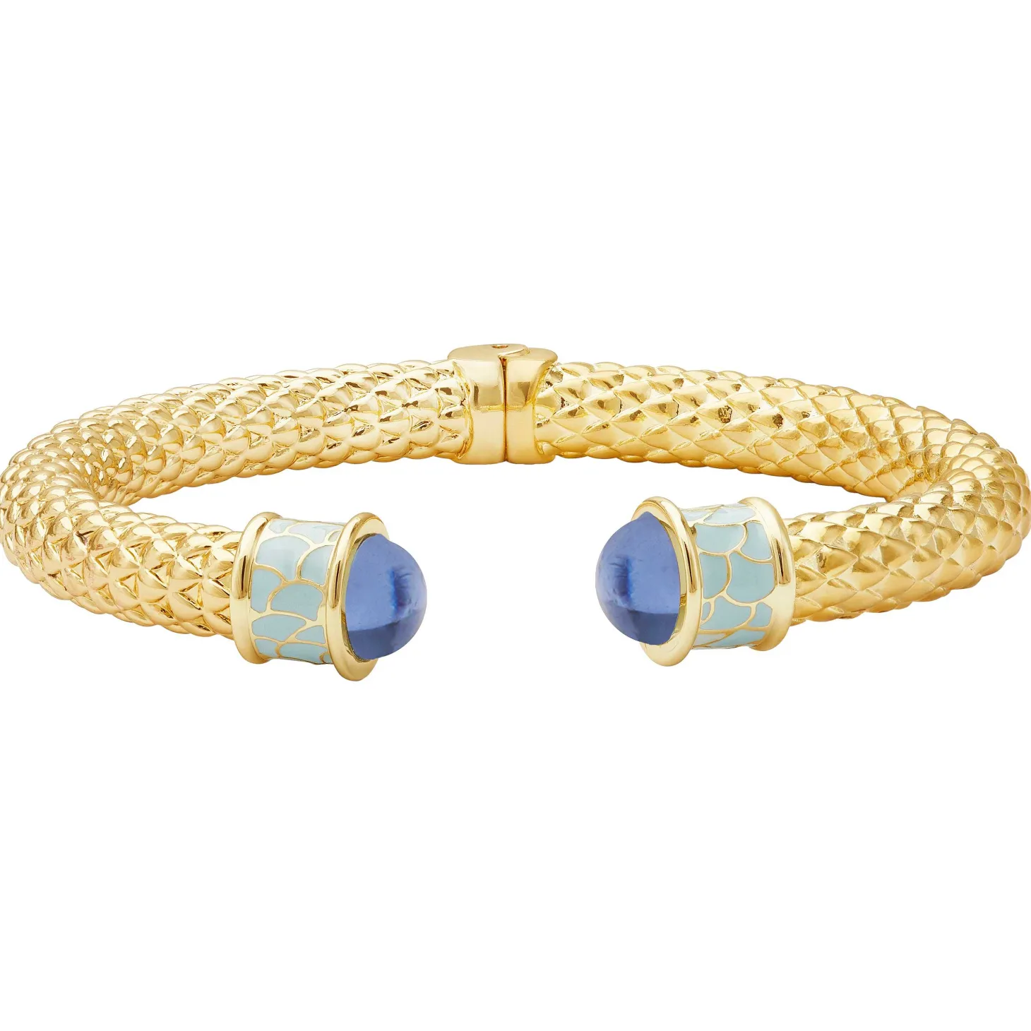 Minoan Torque Forget-Me-Not & Gold Bangle