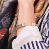 Minoan Torque Pearl & Gold Bangle