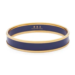 Navy & Gold Enamel Bangle | Halcyon Days
