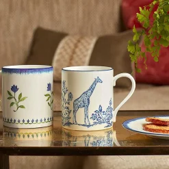 Nina Campbell Marguerite Fine Bone China Mug | Halcyon Days