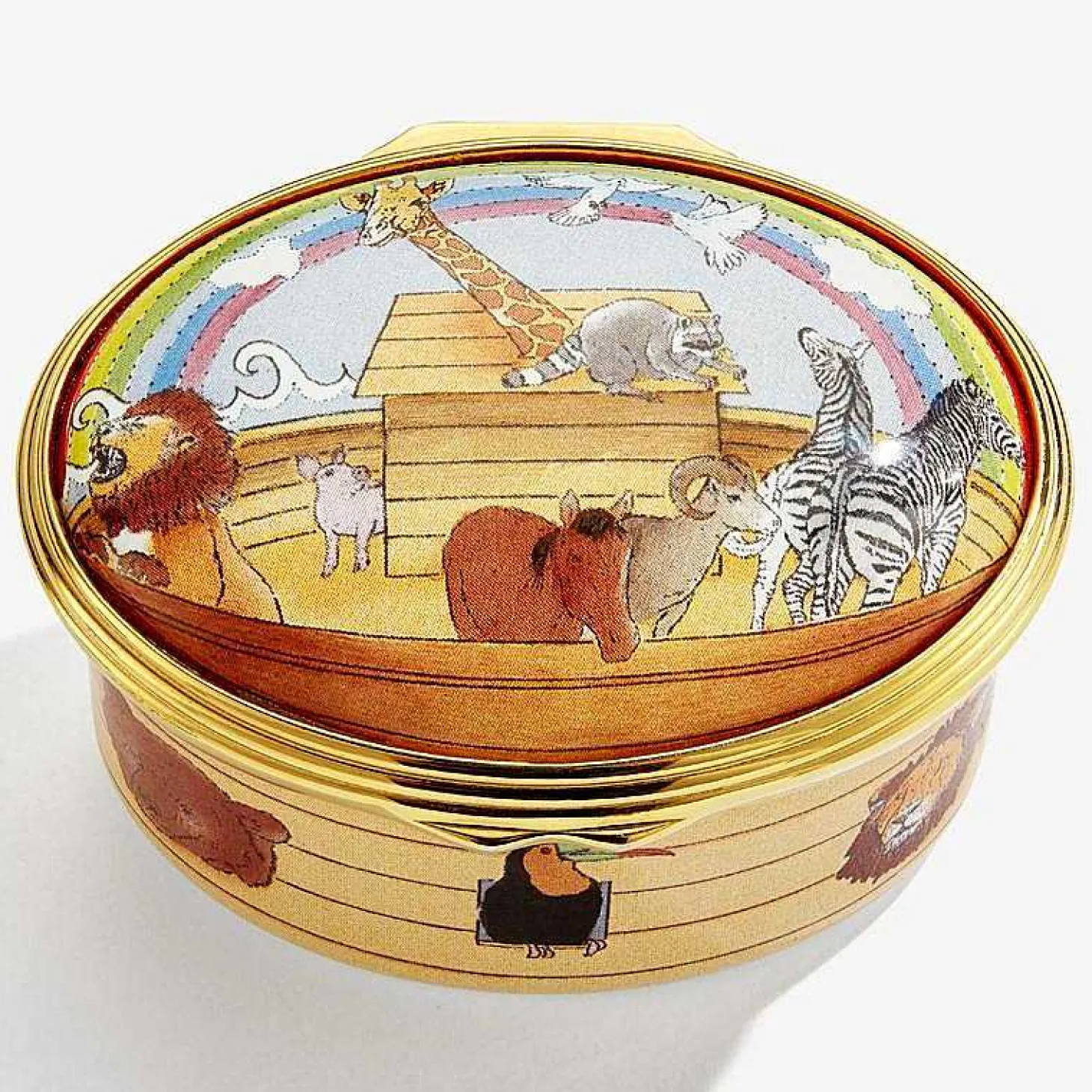 Noah'S Ark All Aboard Enamel Box | Halcyon Days