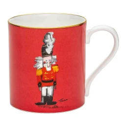 Nutcracker Red Fine Bone China Mug | Halcyon Days