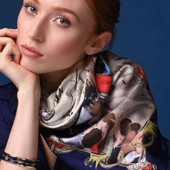 Pageantry At Westminster Abbey Silk Scarf