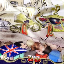 Pageantry At Westminster Abbey Silk Scarf
