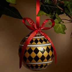 Parterre Black & Gold Bauble | Halcyon Days