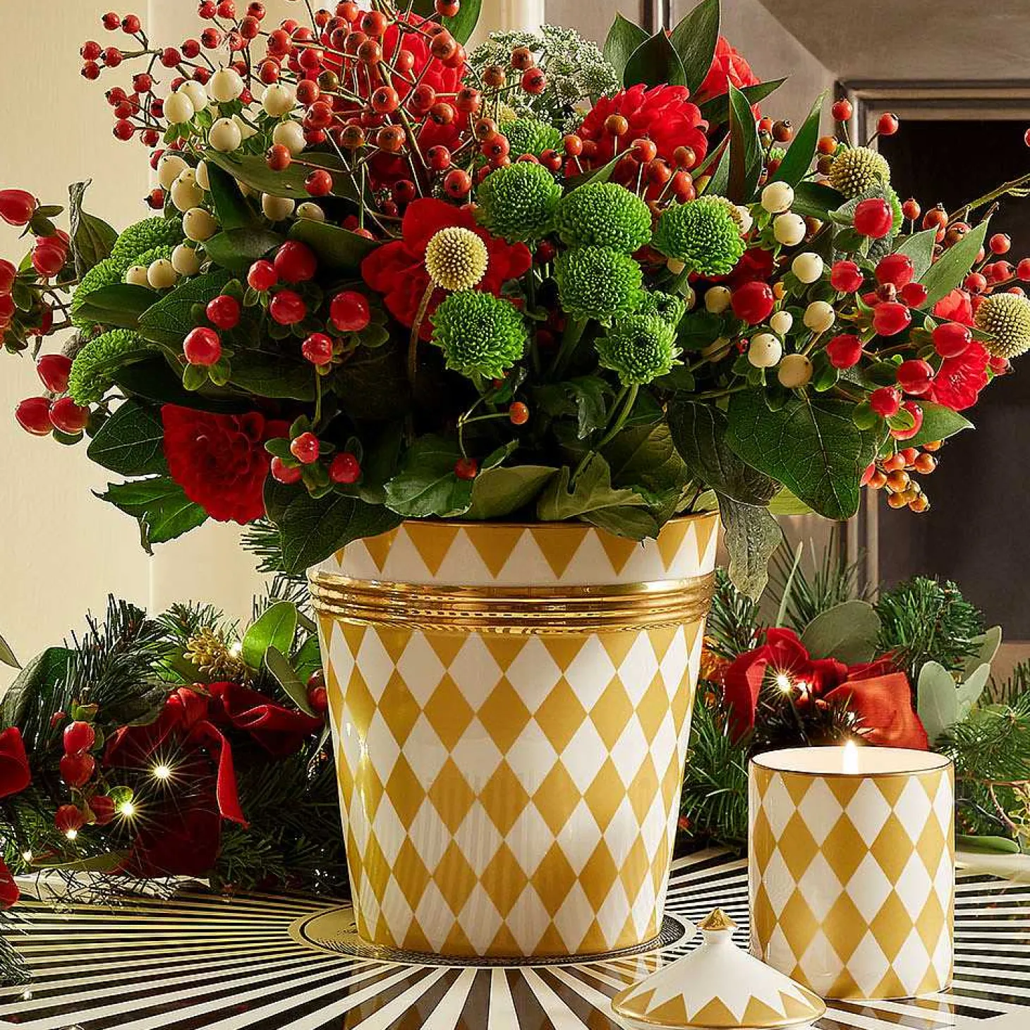 Parterre Gold Jasmine Lidded Candle