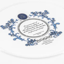 Platinum Jubilee Flowers Of The Realm 10" Presentation Coupe Plate