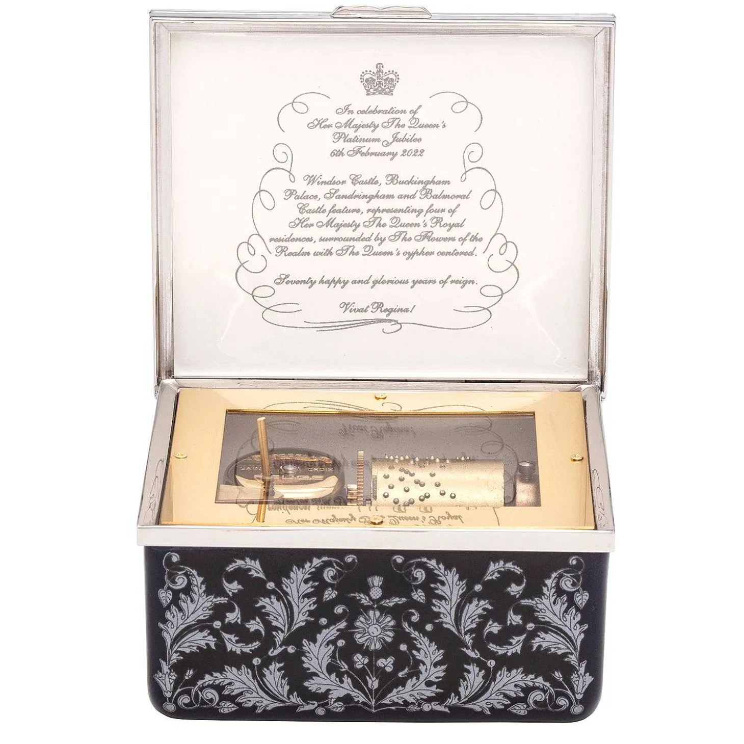 Platinum Jubilee Royal Residences Musical Box