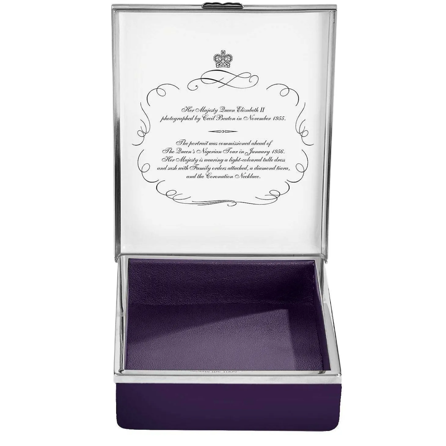 Portrait Of Hm Queen Elizabeth Ii By Cecil Beaton Enamel Box