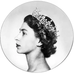 Portrait Of Hm Queen Elizabeth Ii By Dorothy Wilding 10" Coupe Plate