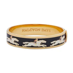 Race Horse Black & Cream Bangle | Halcyon Days