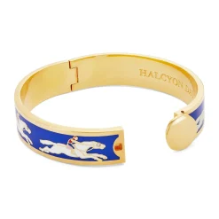 Race Horse Cobalt & Cream Bangle