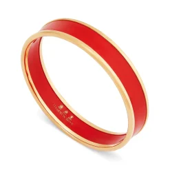 Red & Gold Enamel Bangle | Halcyon Days