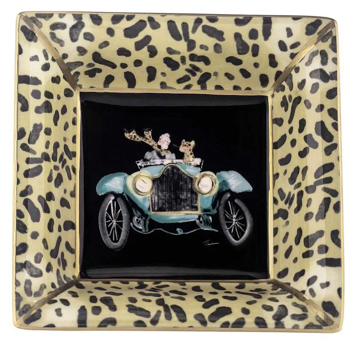 Roaring & Exploring Square Trinket Tray | Halcyon Days