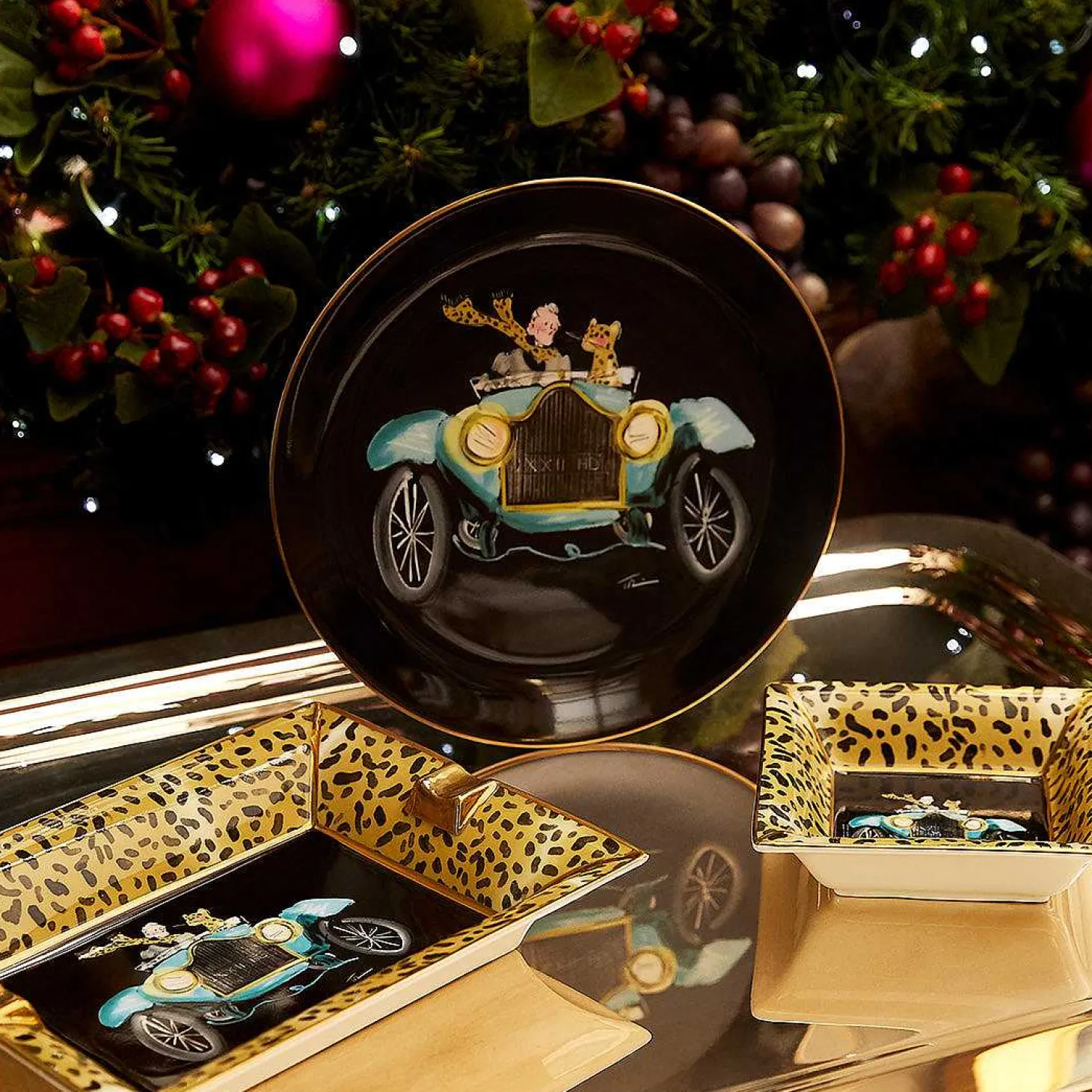 Roaring & Exploring Square Trinket Tray | Halcyon Days