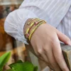 Salamander Torque Rose Quartz & Gold Bangle | Halcyon Days