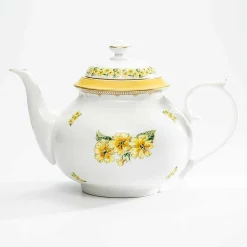 Shell Garden Floral Primula Teapot