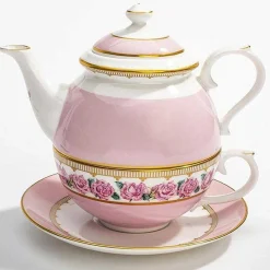 Shell Garden Floral Rose Tea For One