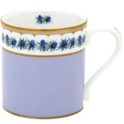 Shell Garden Floral Thistle Fine Bone China Mug | Halcyon Days