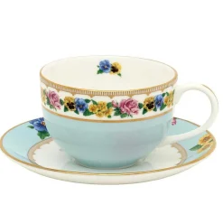 Shell Garden Teacup & Saucer