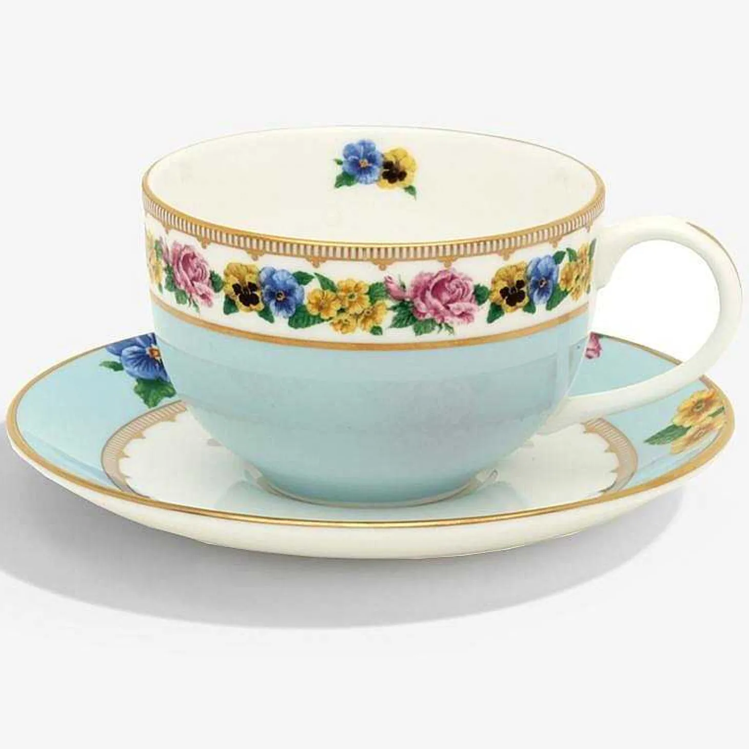 Shell Garden Teacup & Saucer