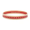 Skinny Bee Red & Gold Enamel Bangle | Halcyon Days