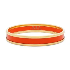 Skinny Orange & Gold Enamel Bangle | Halcyon Days