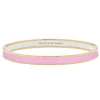 Skinny Pale Pink & Gold Enamel Bangle | Halcyon Days