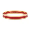 Skinny Red & Gold Enamel Bangle | Halcyon Days