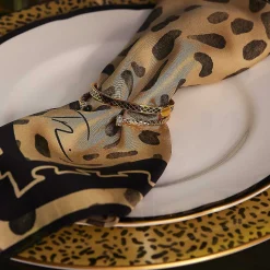 Skinny Salamander Black & Gold Bangle | Halcyon Days