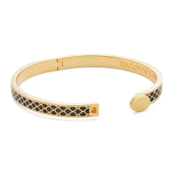Skinny Salamander Black & Gold Bangle | Halcyon Days