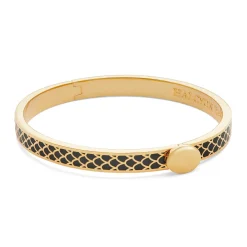 Skinny Salamander Black & Gold Bangle | Halcyon Days