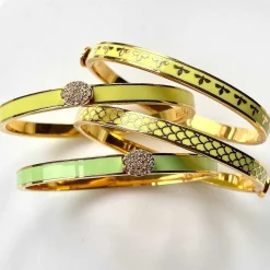 Skinny Salamander Buttercup & Gold Bangle | Halcyon Days