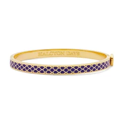 Skinny Salamander Cobalt Gold Bangle | Halcyon Days
