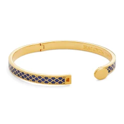 Skinny Salamander Cobalt Gold Bangle | Halcyon Days