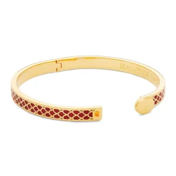 Skinny Salamander Red & Gold Bangle | Halcyon Days