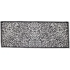 Snow Leopard Print Wool Silk Scarf | Halcyon Days