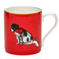 Spotty Dog Red Fine Bone China Mug, Tug Rice