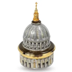 St Paul'S Cathedral Musical Enamel Box