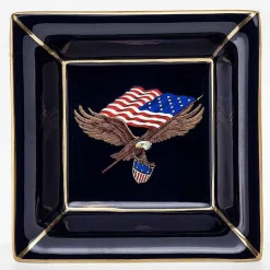 Star Spangled Banner Square Trinket Tray