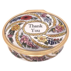 Thank You Enamel Box | Halcyon Days