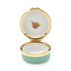 Thank You Green Enamel Box | Halcyon Days