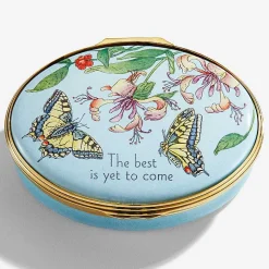 The Best Is Yet To Come Enamel Box | Halcyon Days