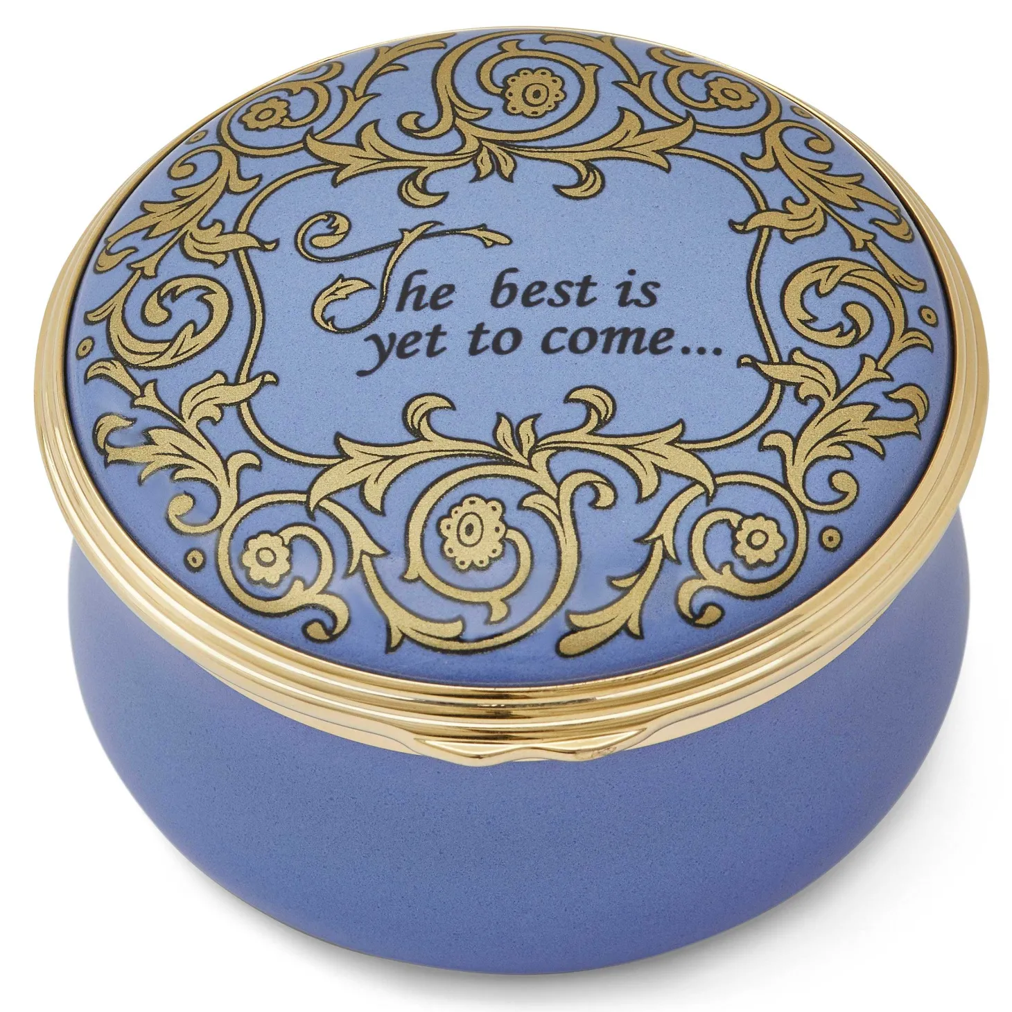 The Best Is Yet To Come Enamel Box - Personalised